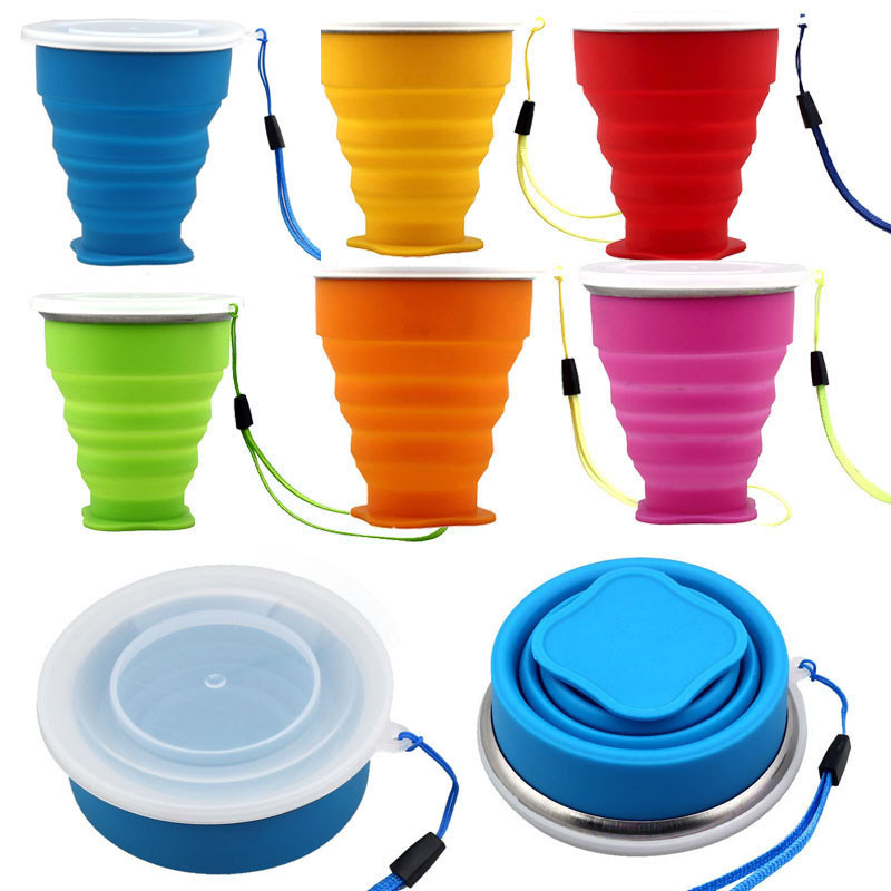 Standard Foldable Portable Silicone Water Cup